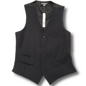 Apt 9 Men's Black Pin Stripe Vest Size S